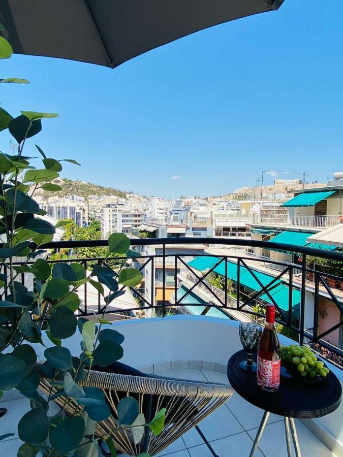 2 Bd Top Floor Aprt With Acropolis View Athen Exterior foto