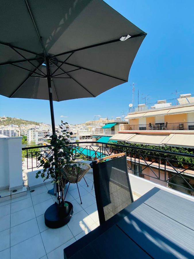 2 Bd Top Floor Aprt With Acropolis View Athen Exterior foto